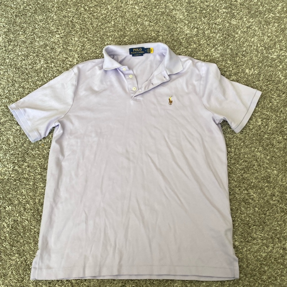 Men’s lavender polo shirt